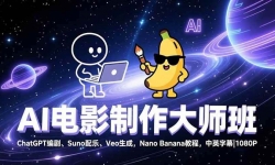��17011�ڣ�AI��Ӱ������ʦ�ࣺChatGPT��硢Suno���֡�Veo���ɣ�Nano Banana�̳̣���Ӣ��Ļ|1080P